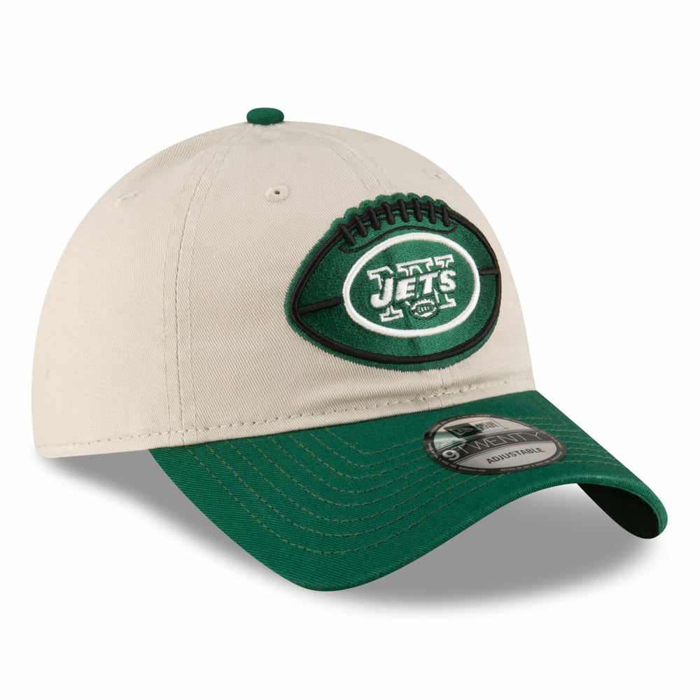 New York Jets New Era 2024 Sideline Historic 9TWENTY Adjustable Hat Stone/Green