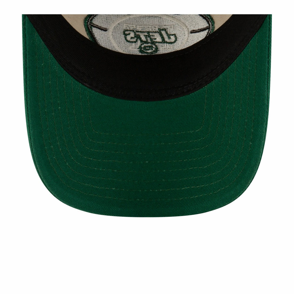 New York Jets New Era 2024 Sideline Historic 9TWENTY Adjustable Hat Stone/Green
