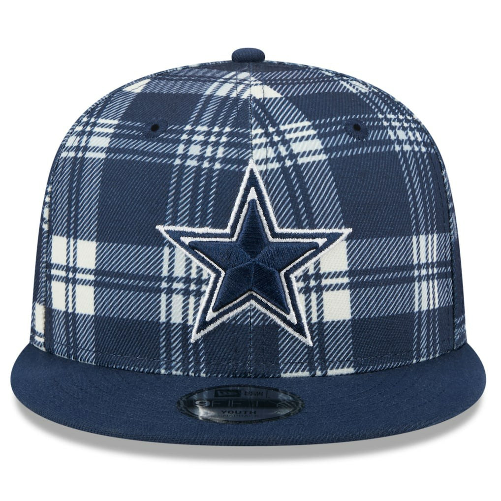 Dallas Cowboys New Era Youth 2024 Sideline Statement 9FIFTY Snapback Hat Navy
