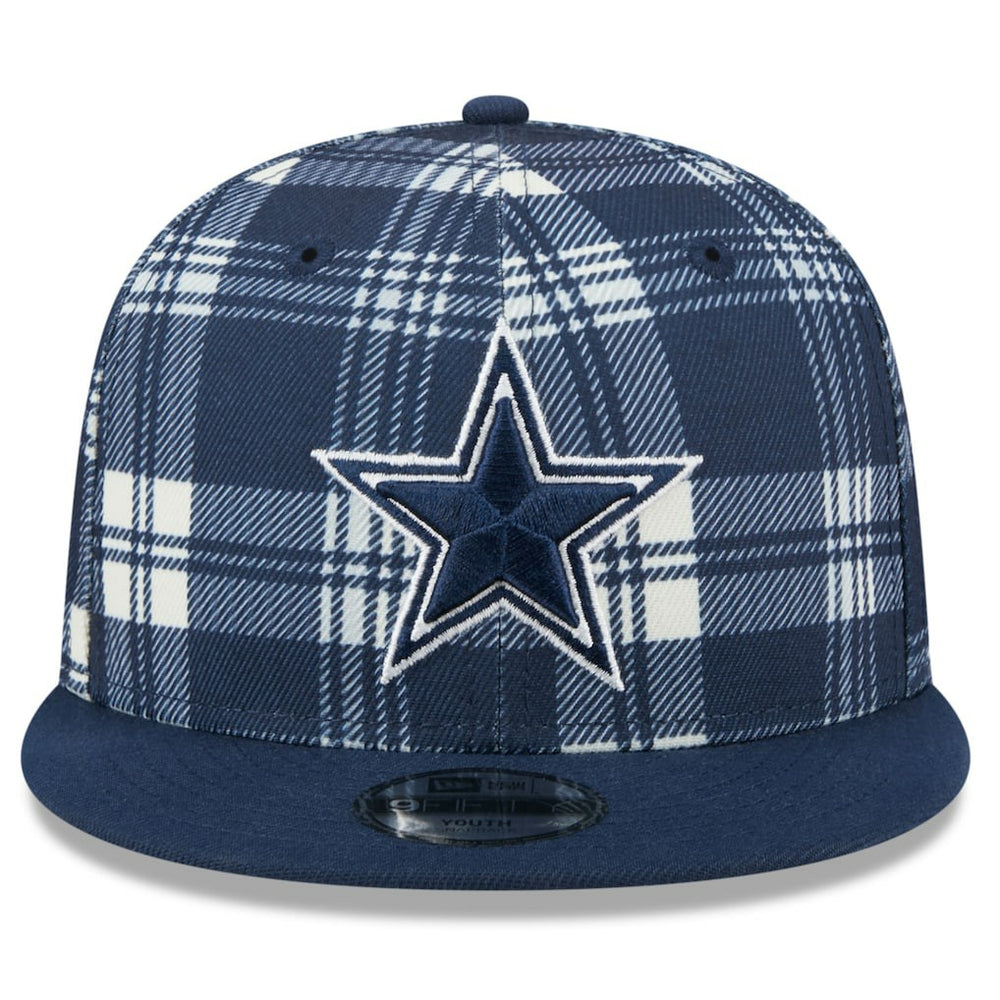 Dallas Cowboys New Era Youth 2024 Sideline Statement 9FIFTY Snapback Hat Navy