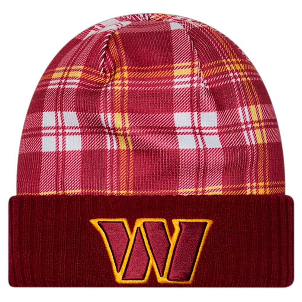 Washington Commanders New Era Sideline Statement Cuffed Knit Hat Burgundy