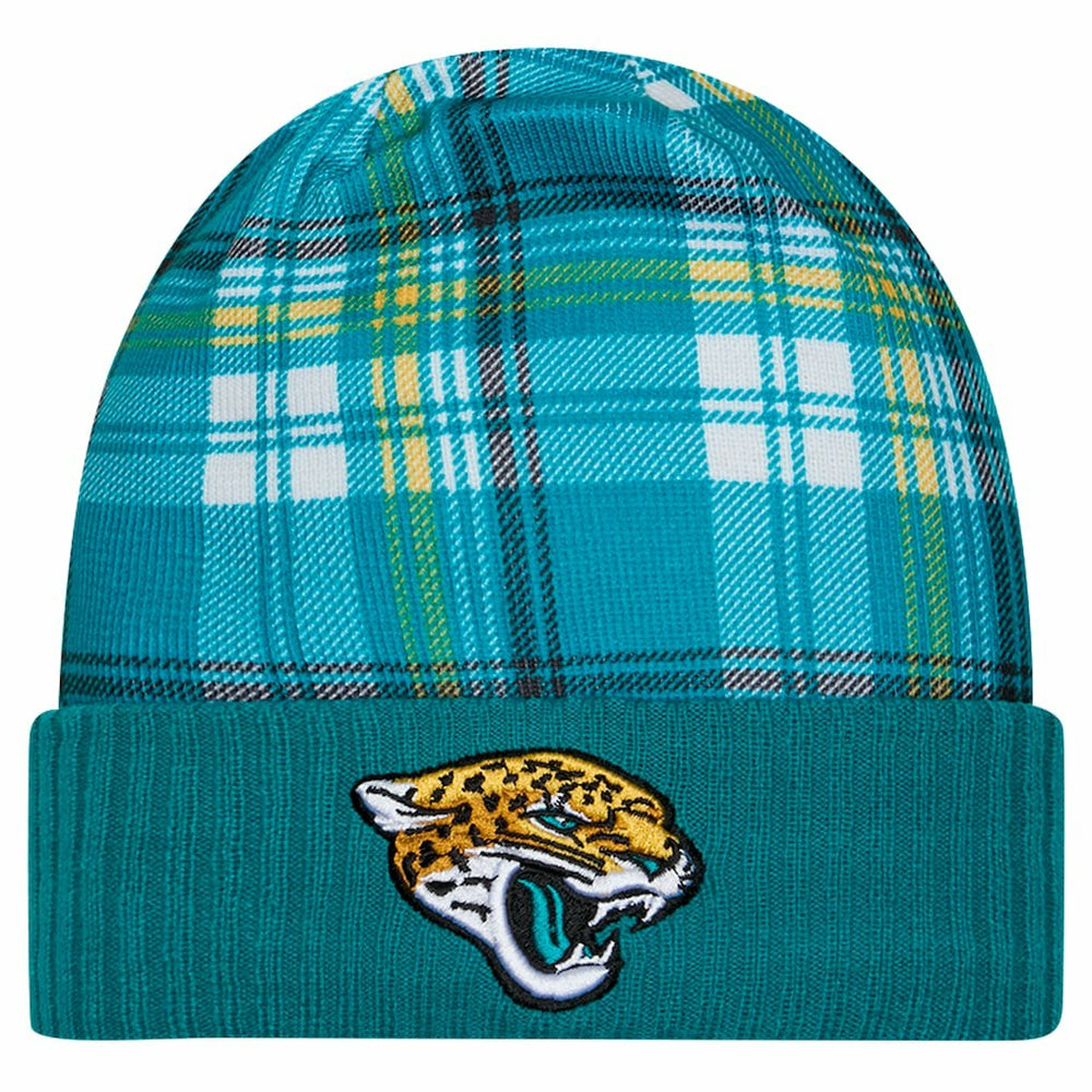 Jacksonville Jaguars New Era Sideline Statement Cuffed Knit Hat Teal