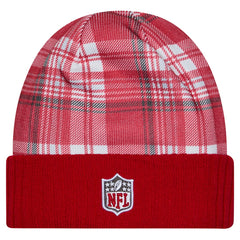 Tampa Bay Buccaneers New Era Sideline Statement Cuffed Knit Hat Red