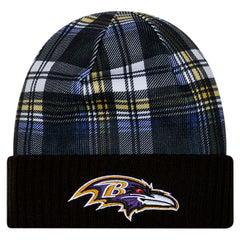Baltimore Ravens New Era Sideline Statement Cuffed Knit Hat Black