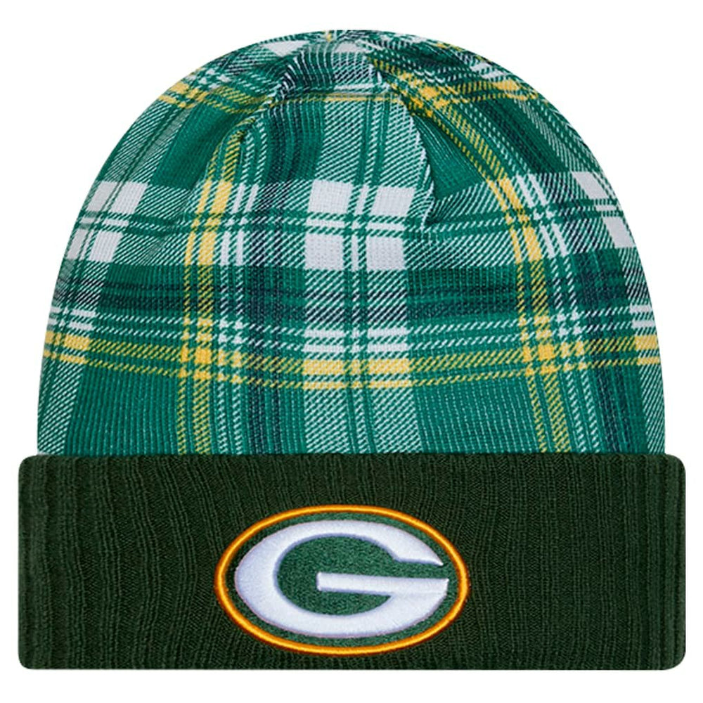 Green Bay Packers New Era Sideline Statement Cuffed Knit Hat Green