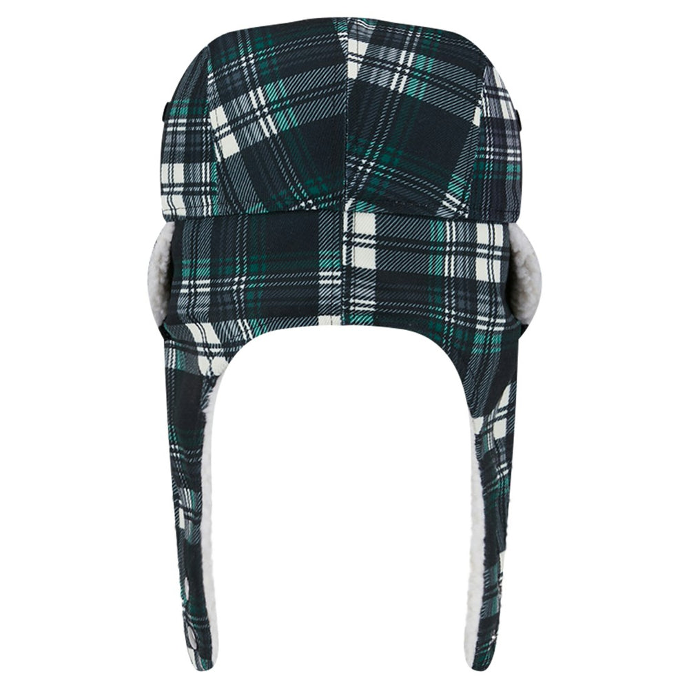 New York Jets New Era Sideline Plaid Sherpa Trapper Hat Black