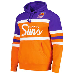 Phoenix Suns Head Coach Pullover Hoodie Orange/Purple | Mitchell & Ness outlet