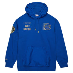 Orlando Magic Team OG 2.0 Vintage Logo Fleece Pullover Hoodie Blue | Mitchell & Ness Near Me