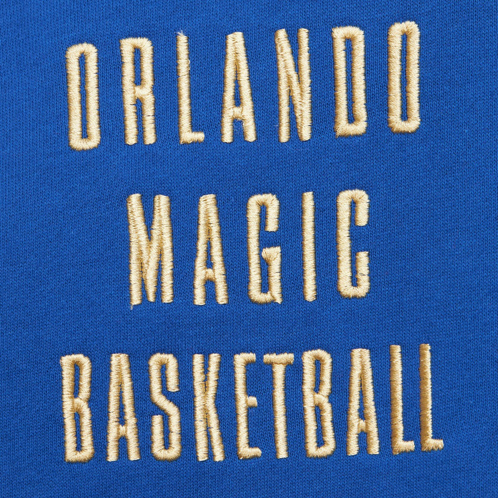 Orlando Magic Team OG 2.0 Vintage Logo Fleece Pullover Hoodie Blue | Mitchell & Ness Near Me
