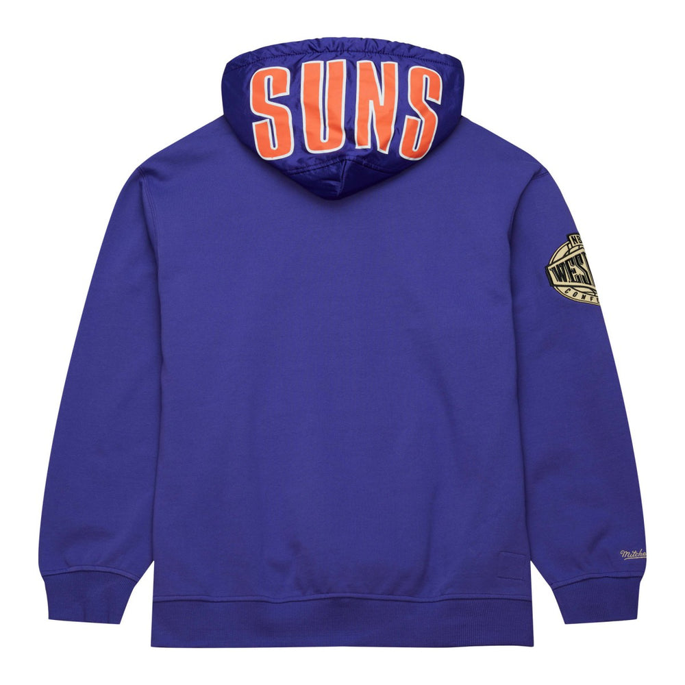 Phoenix Suns Team OG 2.0 Vintage Logo Fleece Pullover Hoodie Purple | Mitchell & Ness online