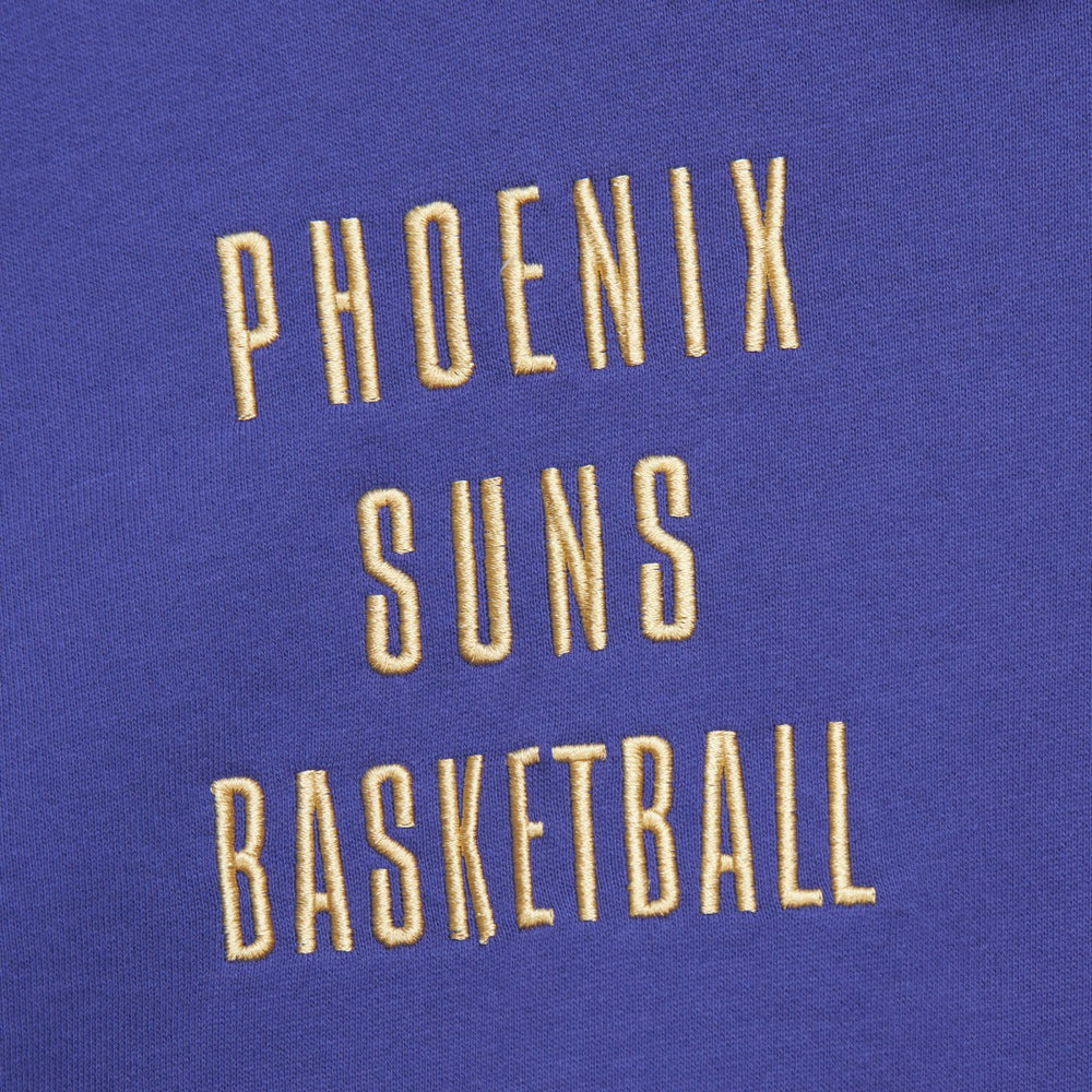 Phoenix Suns Team OG 2.0 Vintage Logo Fleece Pullover Hoodie Purple | Mitchell & Ness online
