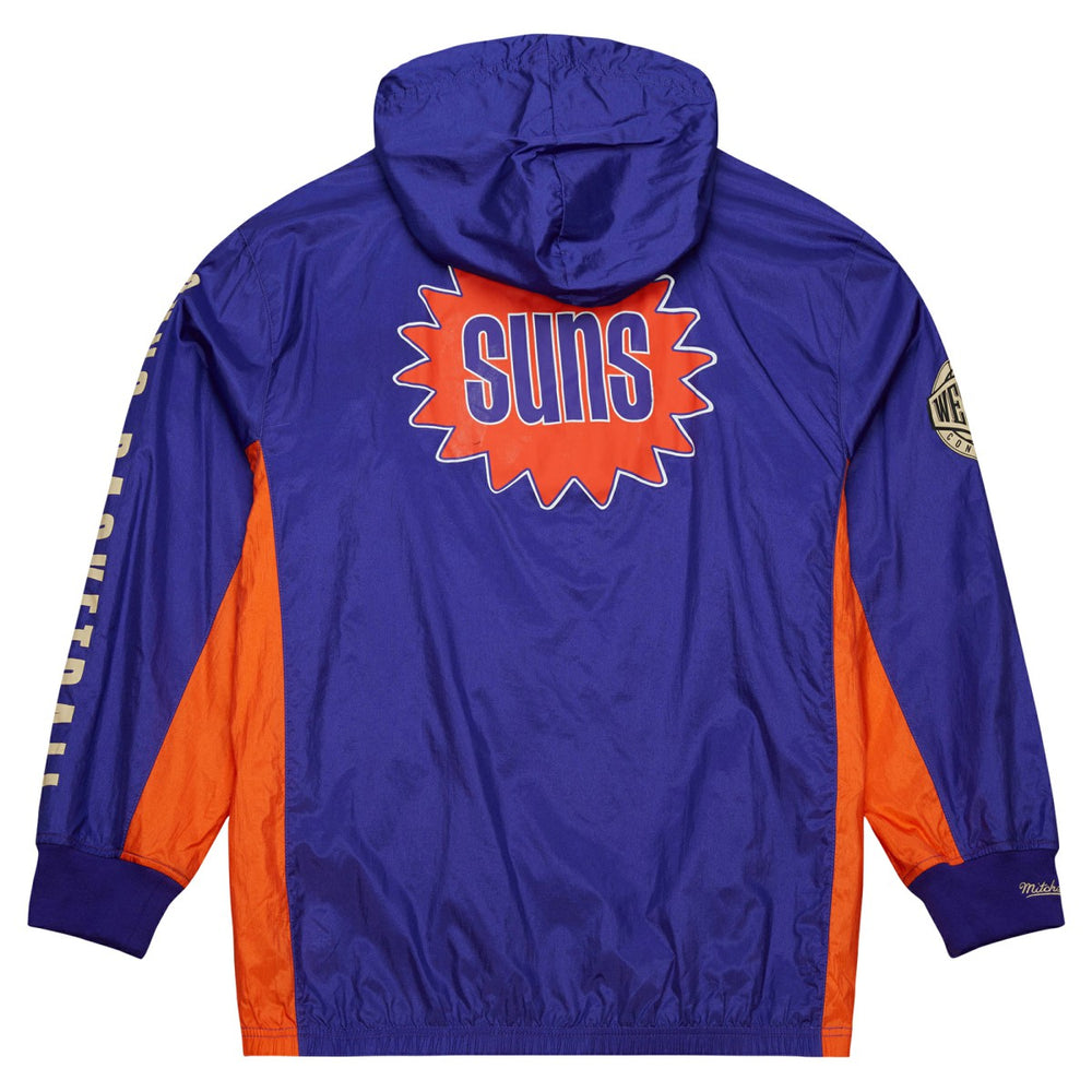 Phoenix Suns Team OG 2.0 Vintage Logo Anorak Windbreaker Quarter-Zip Jacket Purple | Mitchell & Ness online