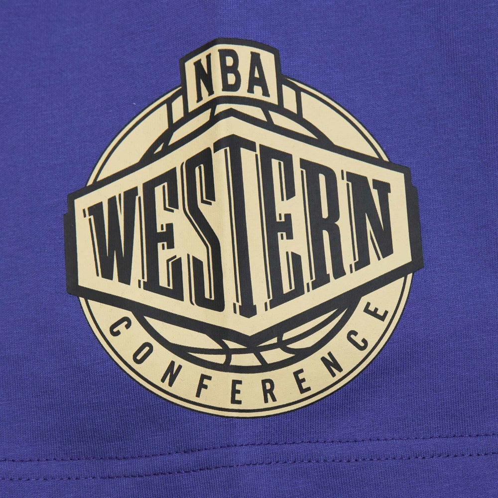 Phoenix Suns Hardwood Classics Team OG 2.0 Premium Vintage Logo T-Shirt Purple | Mitchell & Ness Lifestyle