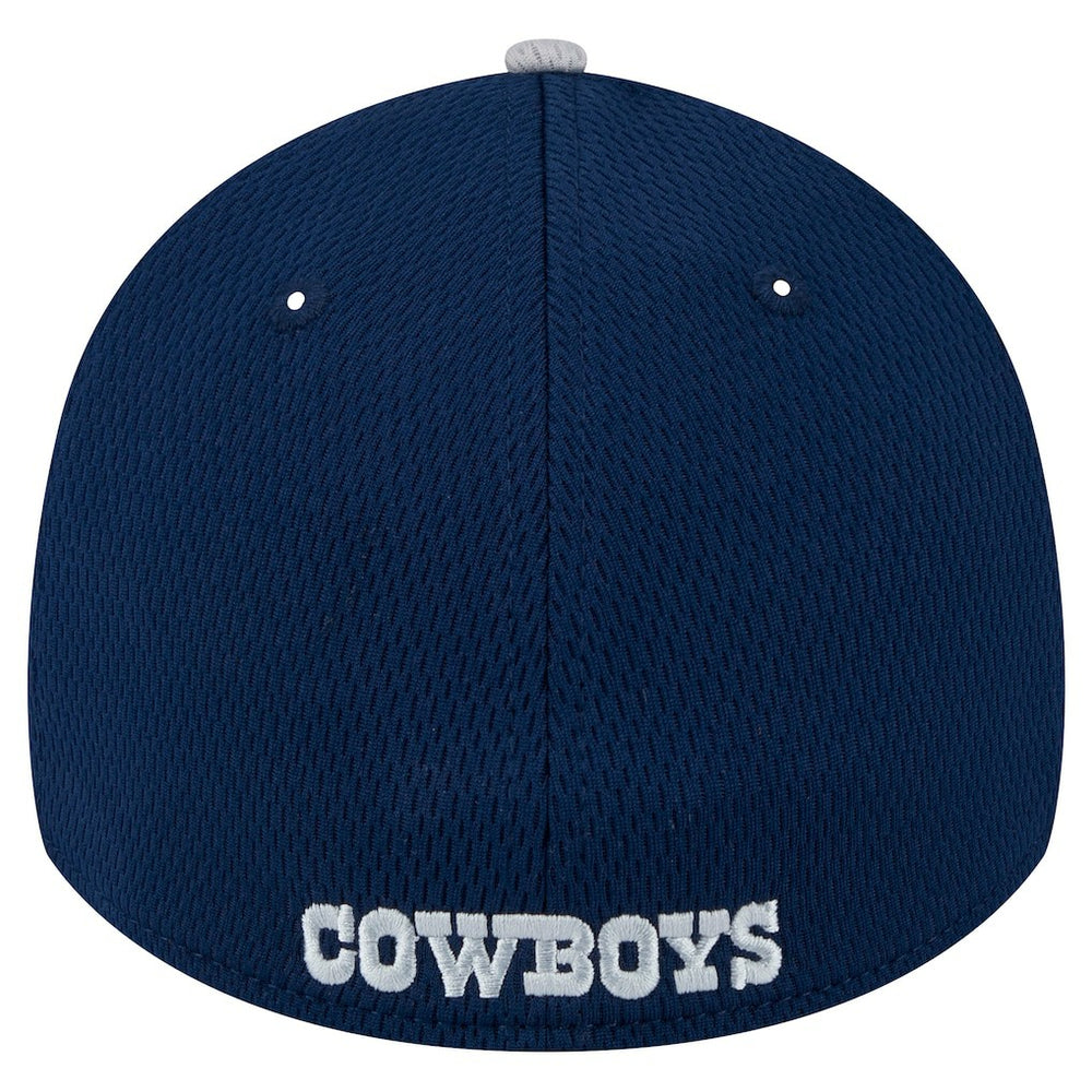 New Era Dallas Cowboys Gray Retro Joe Active Visor Trim 39THIRTY Flex Hat