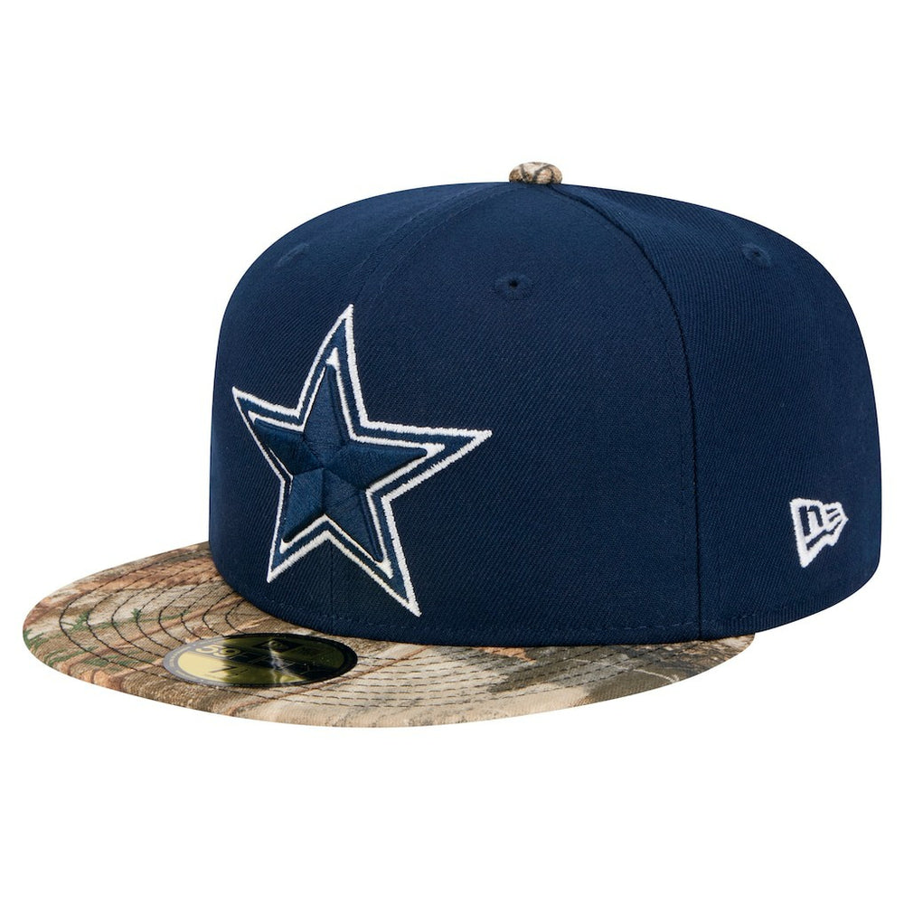 Dallas Cowboys New Era Active 59FIFTY Fitted Hat Navy/Realtree Camo