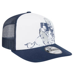 New Era Dallas Cowboys Distressed 9FIFTY A-Frame Snapback Hat White/Navy