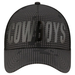 Dallas Cowboys New Era Midnight Ink Tonal A-Frame 9FORTY Adjustable Hat Graphite