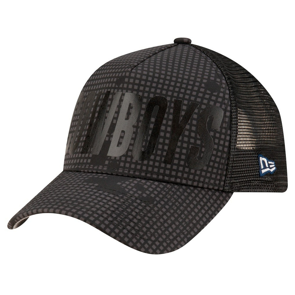 Dallas Cowboys New Era Midnight Ink Tonal A-Frame 9FORTY Adjustable Hat Graphite