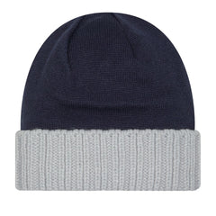 Dallas Cowboys New Era Oversize Cuffed Knit Hat Navy/Gray