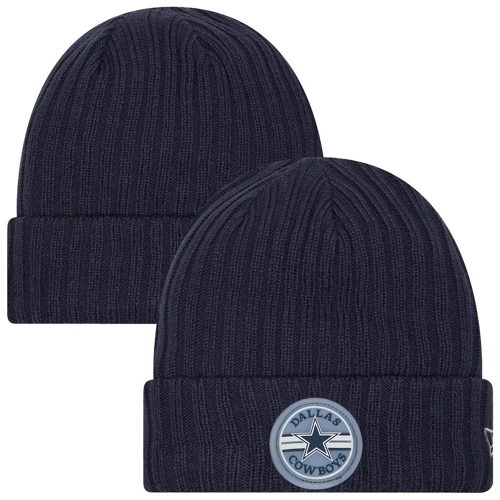 Dallas Cowboys New Era Sport Night Cuffed Knit Hat Navy