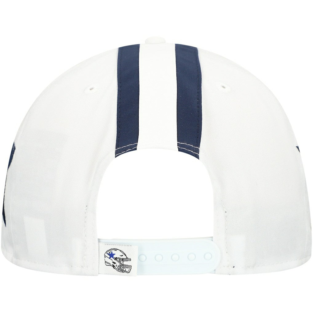 Dallas Cowboys New Era Helmet 9FIFTY Snapback Hat White