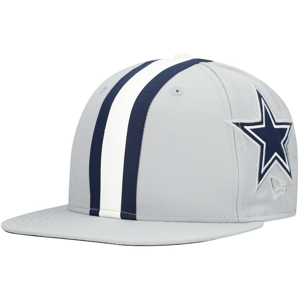 Dallas Cowboys New Era Helmet 9FIFTY Snapback Hat Gray