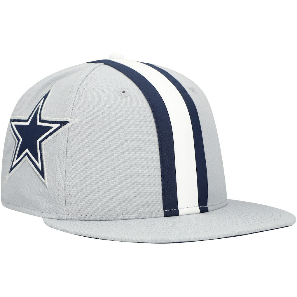 Dallas Cowboys New Era Helmet 9FIFTY Snapback Hat Gray