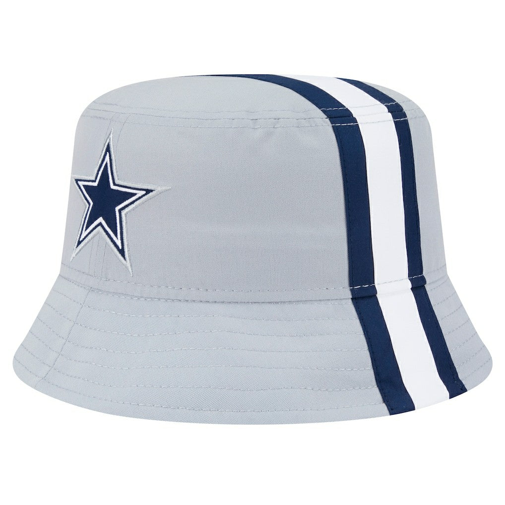 Dallas Cowboys New Era Helmet Bucket Hat Gray