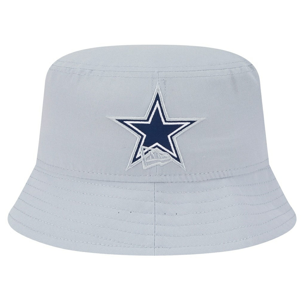 Dallas Cowboys New Era Helmet Bucket Hat Gray
