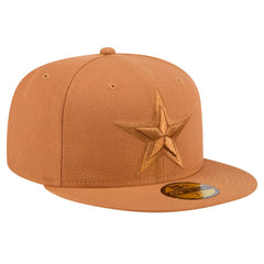 Dallas Cowboys New Era Tonal Color Pack 59FIFTY Fitted Hat Brown