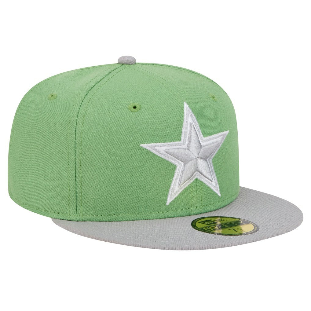 Dallas Cowboys New Era Two-Tone Color Pack 59FIFTY Fitted Hat Green/Gray