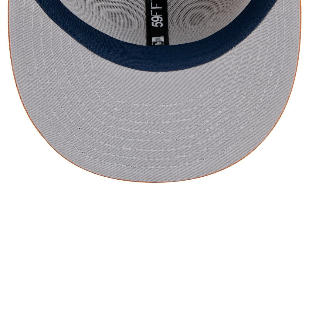 Dallas Cowboys New Era Color Pack Side Patch 59FIFTY Fitted Hat Brown