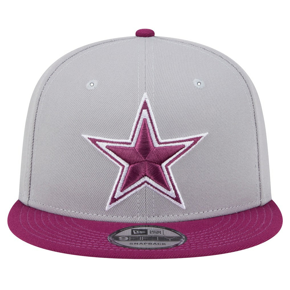 Dallas Cowboys New Era Two-Tone Color Pack 9FIFTY Snapback Hat Gray