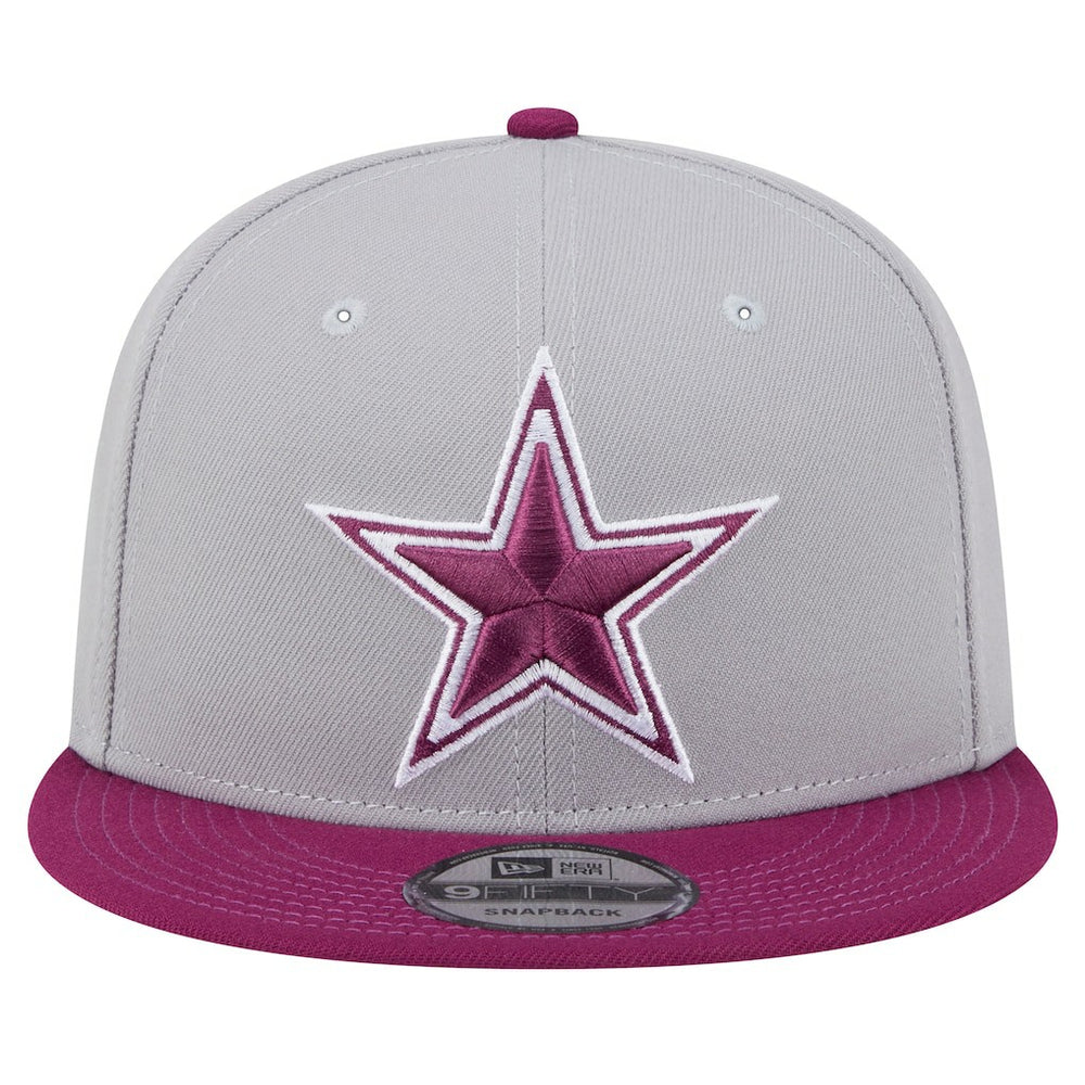 Dallas Cowboys New Era Two-Tone Color Pack 9FIFTY Snapback Hat Gray