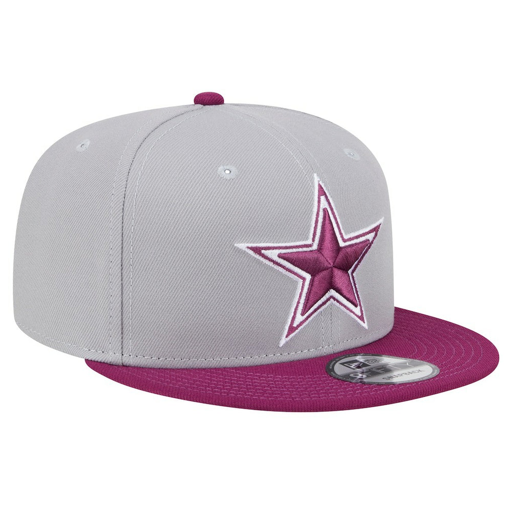 Dallas Cowboys New Era Two-Tone Color Pack 9FIFTY Snapback Hat Gray
