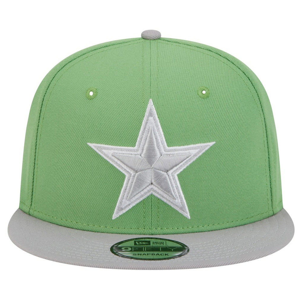 Dallas Cowboys New Era Two-Tone Color Pack 9FIFTY Snapback Hat Green