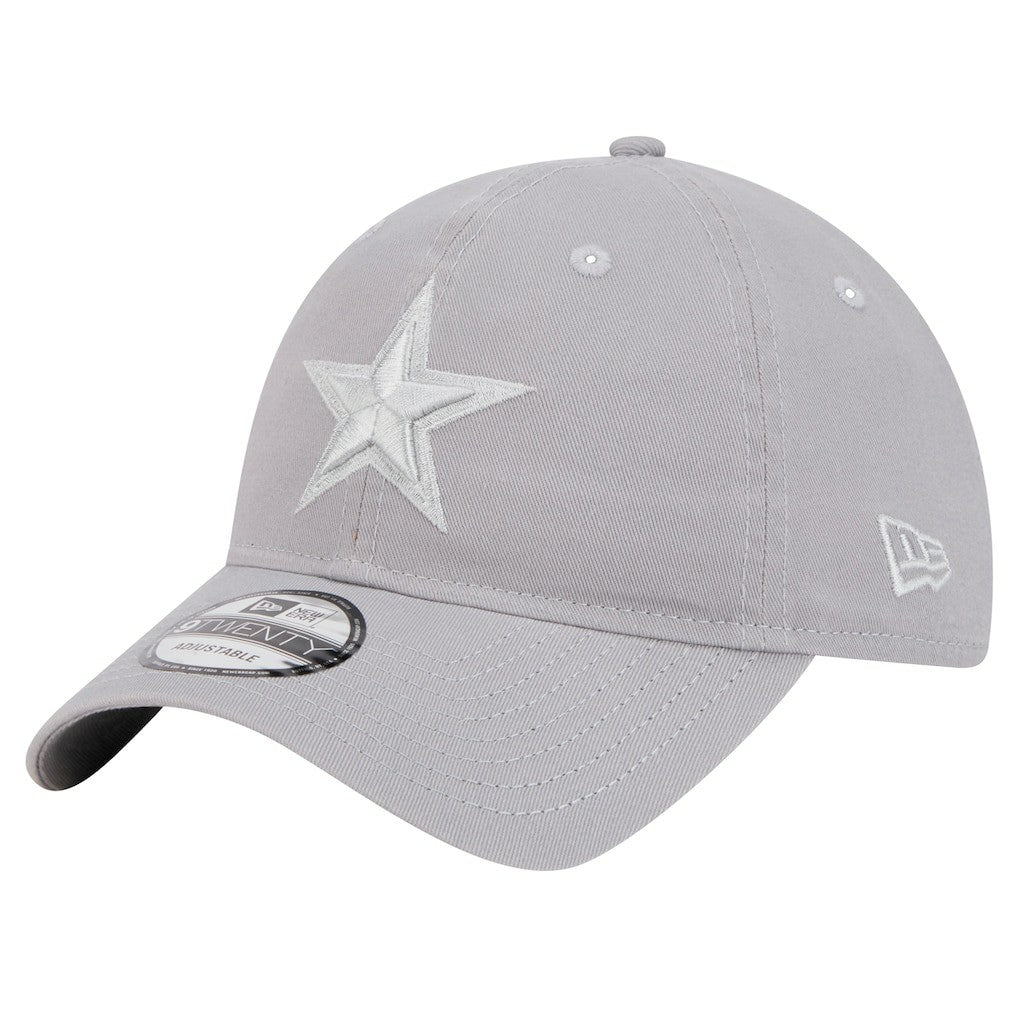 Dallas Cowboys New Era Tonal Color Pack 9TWENTY Adjustable Hat Gray