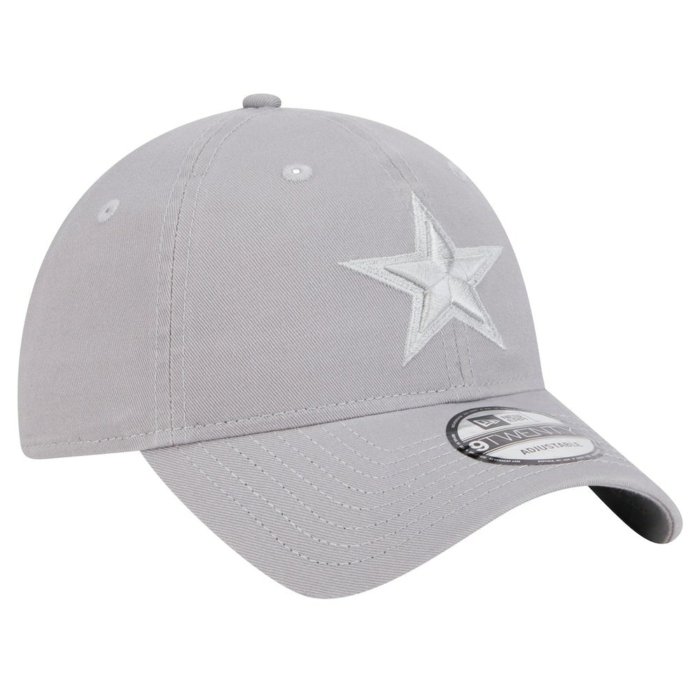 Dallas Cowboys New Era Tonal Color Pack 9TWENTY Adjustable Hat Gray