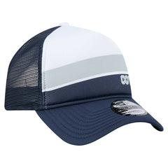 Dallas Cowboys New Era Preschool Sport Night Color Block 9FORTY A-Frame Trucker Adjustable Hat White/Navy