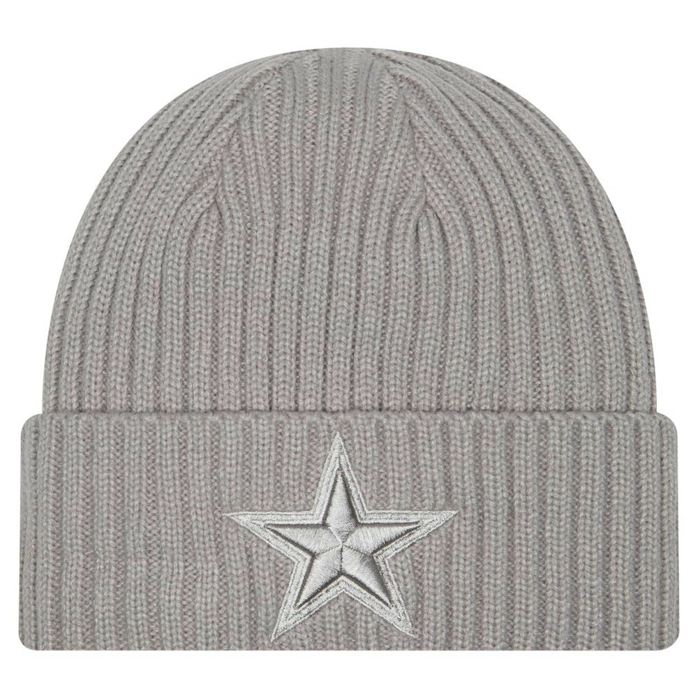 Dallas Cowboys New Era Color Pack Cuffed Knit Hat Gray