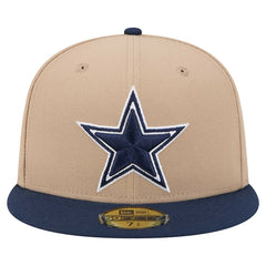 Dallas Cowboys New Era 59FIFTY Fitted Hat Tan