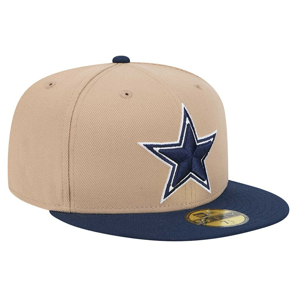 Dallas Cowboys New Era 59FIFTY Fitted Hat Tan