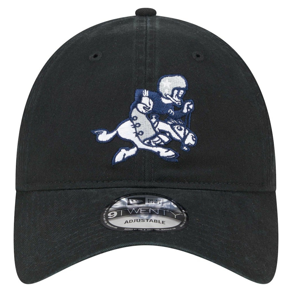Dallas Cowboys New Era Main 9TWENTY Adjustable Hat Black