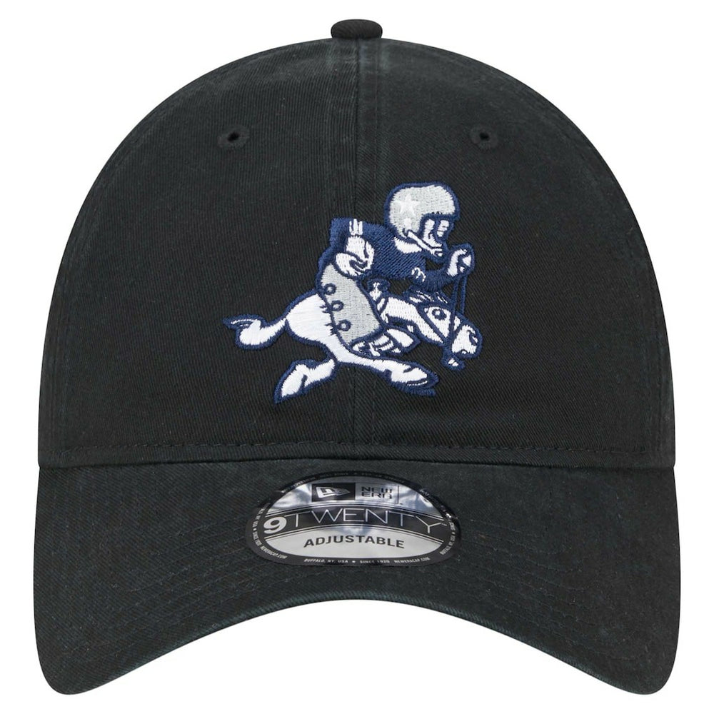 Dallas Cowboys New Era Main 9TWENTY Adjustable Hat Black