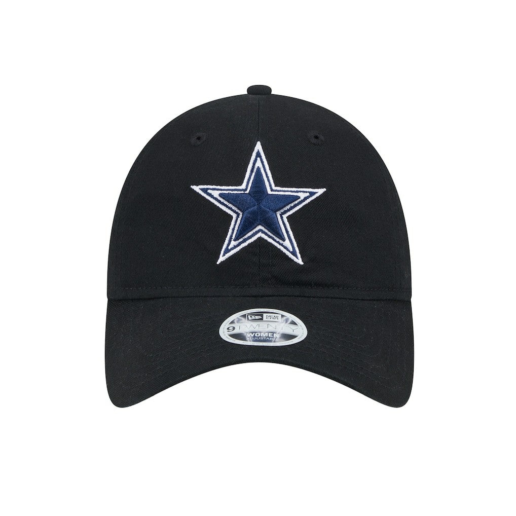 Dallas Cowboys New Era Women's Main 9TWENTY Adjustable Hat Black