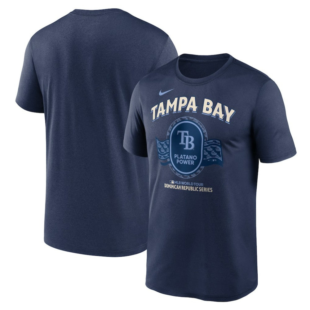 Tampa Bay Rays Nike Dominican Republic Series Legend T-Shirt - Navy - Nike Discount