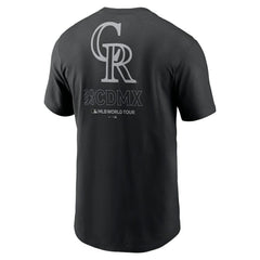 Colorado Rockies Nike 2024 MLB World Tour Mexico City Series T-Shirt - Black - Nike Lifestyle