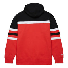 Carolina Hurricanes Mitchell & Ness Head Coach Pullover Hoodie - Red/Black - NHL 201112906