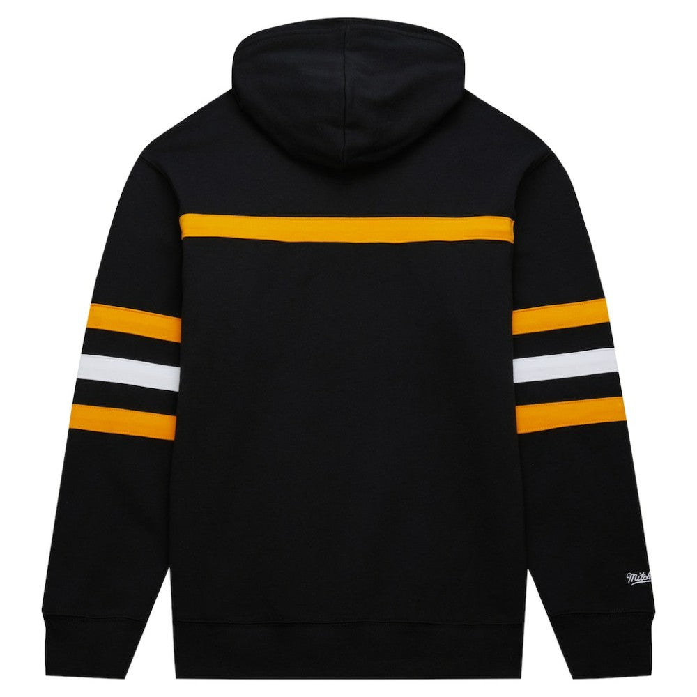 Boston Bruins Mitchell & Ness Head Coach Pullover Hoodie - Black - NHL 201112908
