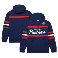 Florida Panthers Mitchell & Ness Head Coach Pullover Hoodie - Navy - NHL 201112909